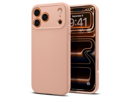 Pouzdro Spigen Liquid Air pro iPhone 17 Pro Max – Rose Titanium
