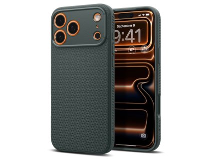 Pouzdro Spigen Liquid Air pro iPhone 17 Pro – Abyss Green