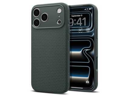 Pouzdro Spigen Liquid Air pro iPhone 17 Pro Max – Abyss Green
