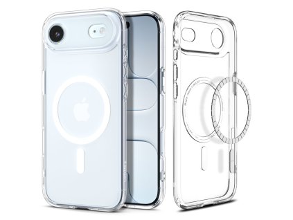 Pouzdro Spigen Ultra Hybrid Mag MagSafe pro iPhone Air – Clear/White