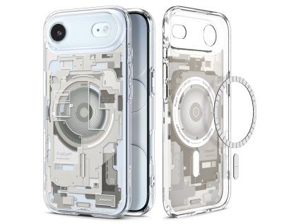 Pouzdro Spigen Ultra Hybrid Mag MagSafe pro iPhone Air – Zero One Natural Titanium