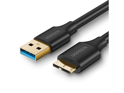 UGREEN US130 Datový a nabíjecí kabel Micro USB3.0/USB 3.0, délka 2m, černý