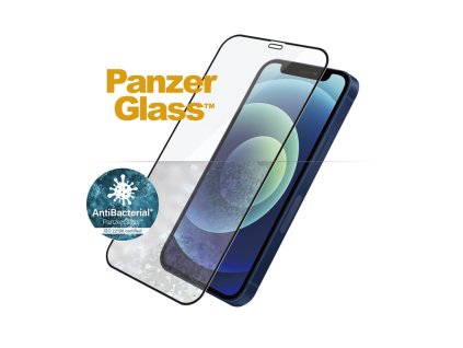 125 panzerglass ochranne sklo 2 5d full cover 0 4mm pro iphone 12 pro max antibacterial