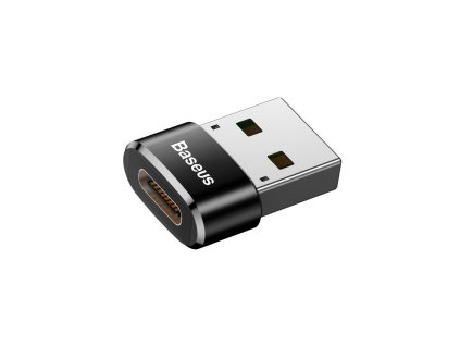 1256 baseus caaotg 01 redukce otg usb a na usb c az 5a hlinikova cerna