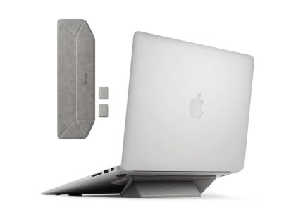 1439 ringke laptop stand skladaci samolepici stojanek pro macbook notebook sedy