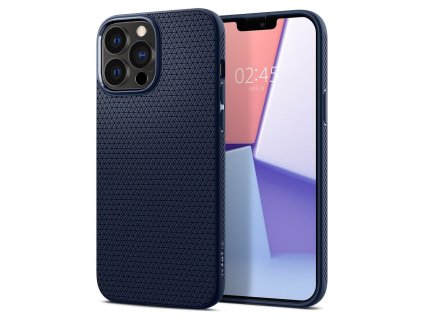 1568 spigen liquid air odolny kryt pro iphone 13 pro tmave modry