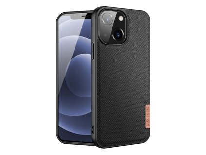 1646 dux ducis fino series odolny kryt s textilnimi zady pro iphone 13 cerny