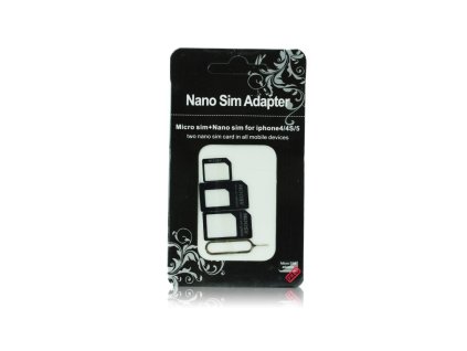 167 noosy nano sim adapter redukce na micro a standard sim vc jehly na vytazeni sim karty