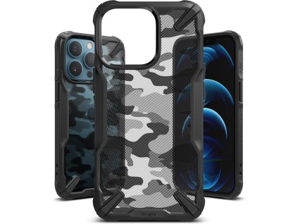 1766 ringke fusion x ultra odolny kryt pro iphone 13 pro max vzor camo