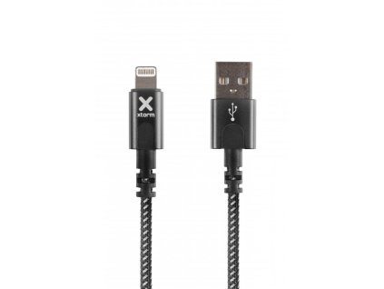 1949 xtorm cx2011 original ultra odolny datovy a nabijeci kabel usb lightning mfi 12w 1m cerny