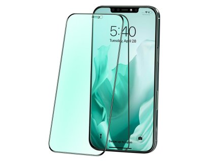 2255 joyroom jr pf598 ochranne sklo 2 5d full cover 0 33mm pro iphone 12 mini cerny ramecek anti blue