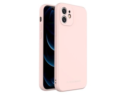 2309 wozinsky color case silikonovy odolny a pruzny kryt pro iphone xs max ruzovy