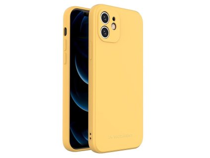 2312 wozinsky color case silikonovy odolny a pruzny kryt pro iphone xs max zluty