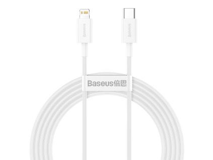 2378 baseus catlys c02 datovy a nabijeci kabel usb c lightning s podporou pd 20w 2m bily