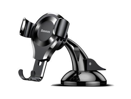 BASEUS SUYL-XP01 Osculum Gravity držák telefonu do auta na palubní desku/sklo, černý