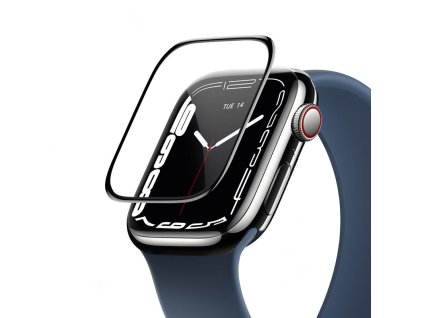 2438 hoco a30 ochranne sklo 3d full cover 0 15mm pro apple watch 7 8 45mm montazni ramecek