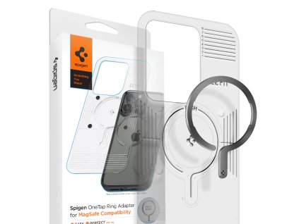 2477 spigen onetap magsafe ring univerzalni kovovy krouzek montazni ramecek cerny
