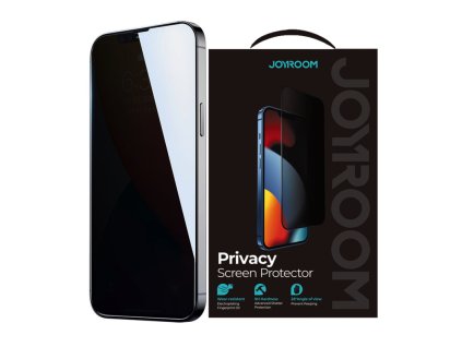 2564 joyroom jr pf901 ochranne sklo 2 5d full cover 0 33mm pro iphone 13 mini cerny ramecek privacy