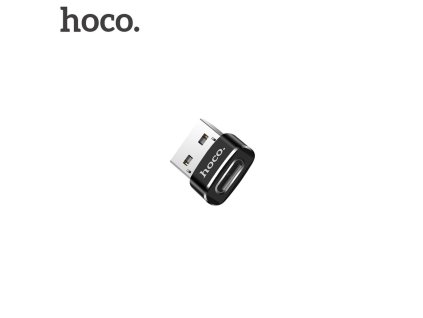 272 hoco ua6 redukce otg usb a na usb c hlinikova cerna