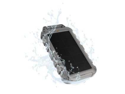 2798 xtorm fs405 waterproof solarni powerbanka 10 000mah s vykonem 20w usb c pd a svitilnou seda