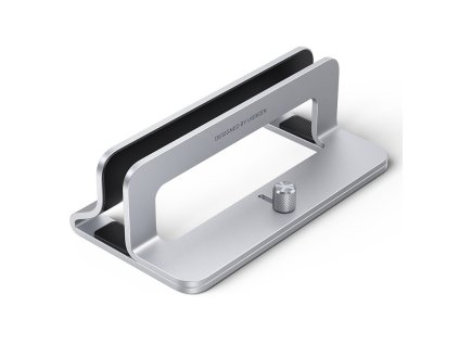 2870 ugreen 20471 lp258 vertikalni hlinikovy stojanek pro macbook laptop stribrny
