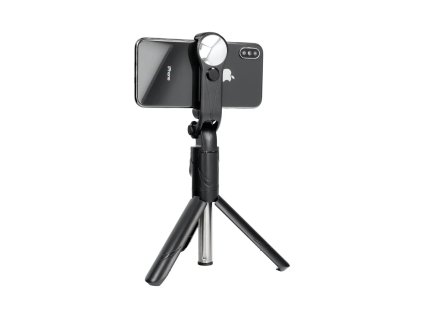 2903 ag premium xt 09s selfie teleskopicka tyc se stativem bluetooth a zrcatkem delka 24 64cm cerna