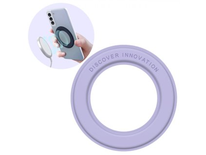 3065 nillkin snaplink samolepici magneticky magsafe kompatibilni krouzek pro jakykoli telefon fialovy