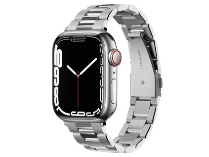 SPIGEN Modern Fit Band kovový řemínek pro Apple Watch 38/40/41mm, stříbrný