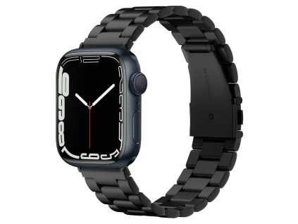 SPIGEN Modern Fit Band kovový řemínek pro Apple Watch 42/44/45/49mm, černý