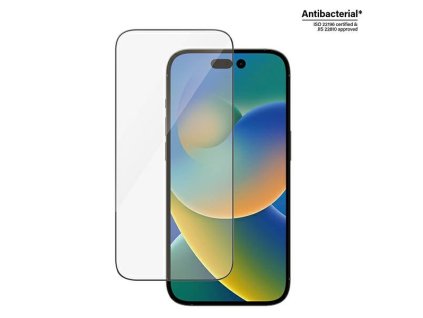 PANZERGLASS Ochranné sklo 2.5D FULL-COVER 0.4mm pro iPhone 14 Pro, montážní rámeček