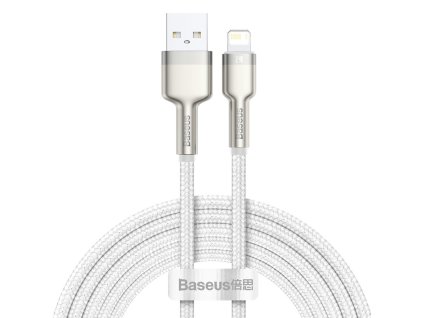 3392 baseus caljk b02 opleteny datovy a nabijeci kabel usb lightning 12w 2m bily