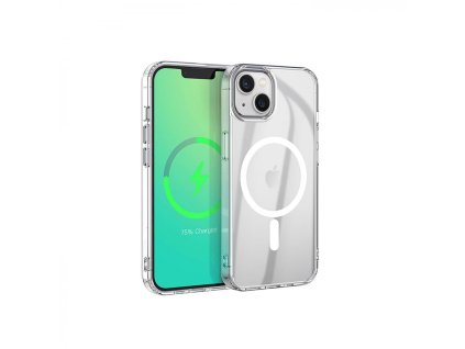 3818 estuff magnetic hybrid clear case kryt s magsafe pro iphone 14 plus ciry