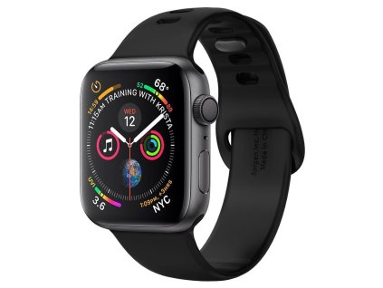 389 spigen air fit band silikonovy reminek pro apple watch 38 40 41mm cerny