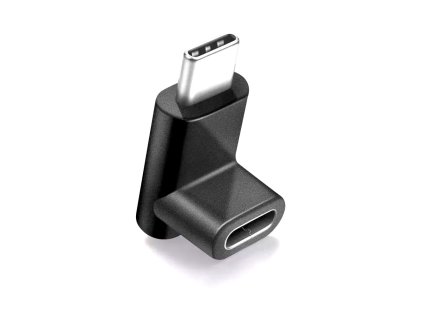 4037 microconnect uhlovy adapter usb c 3 2 male female samec samice pd az 100w cerny