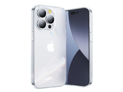 JOYROOM JR-14Q3 Odolný silikonový kryt s ochranou kamery pro iPhone 14 Plus, čirý