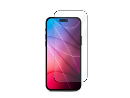 4253 estuff titan shield ochranne sklo 2 5d full cover 0 33mm pro iphone 14 pro max cerny ramecek