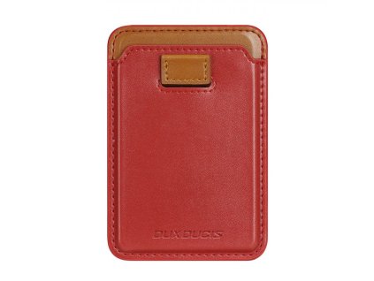 4610 dux ducis kozena magsafe mini penezenka s rfid blokaci cervena