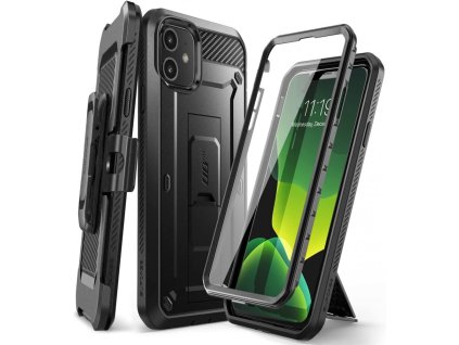 4664 supcase unicorn beetle pro ultra odolny kryt s ochranou displeje stojankem a klipem na opasek pro iphone 11 cerny