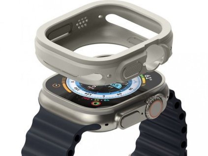 4784 ringke air sports odolny ochranny kryt pro apple watch ultra 49mm svetle sedy
