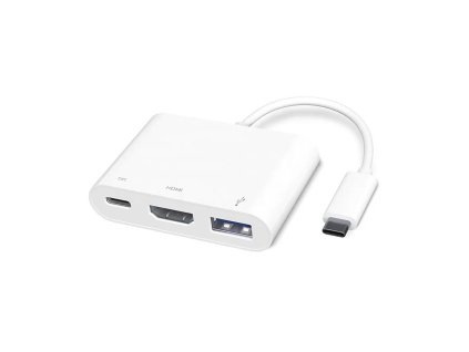 4922 microconnect usb c multiport adapter hub 3v1 hdmi usb usb c bily