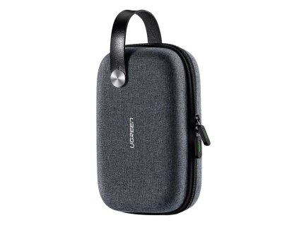 UGREEN LP152 Pouzdro (box) 20x13cm na 2,5" disk, kabely a drobné příslušenství, šedé