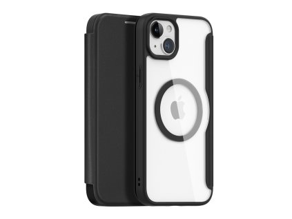 DUX DUCIS Skin X Pro Flipový MagSafe kryt pro iPhone 15 Plus, černý