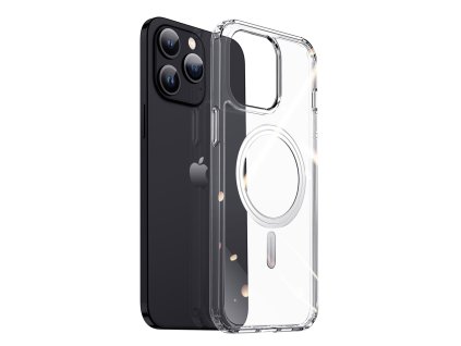 DUX DUCIS Clin Series Odolný kryt kompatibilní s MagSafe pro iPhone 15 Pro Max, čirý