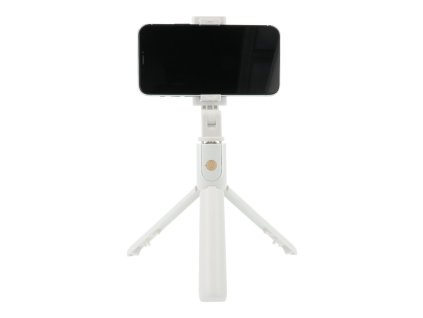 512 ag premium k07 selfie teleskopicka tyc se stativem a bluetooth delka 24 65cm bila