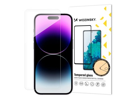 WOZINSKY Ochranné sklo 5D pro iPhone 15, čiré
