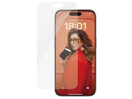 PANZERGLASS Ochranné sklo 2.5D STANDARD 0.4mm pro iPhone 15 Pro, Classic Fit, čiré