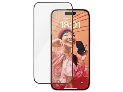 5207 panzerglass ochranne sklo 2 5d full cover 0 4mm pro iphone 15 montazni ramecek