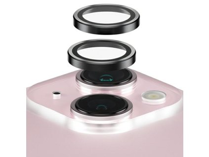PANZERGLASS Ochranné kroužky zadní kamery HoOps pro iPhone 15/15 Plus, čiré
