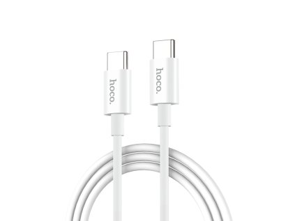 533 hoco x23 datovy a nabijeci kabel usb c usb c a podporou pd 1 0m 3a bila