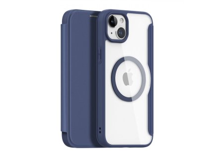 5345 dux ducis skin x pro flipovy magsafe kryt pro iphone 15 modry